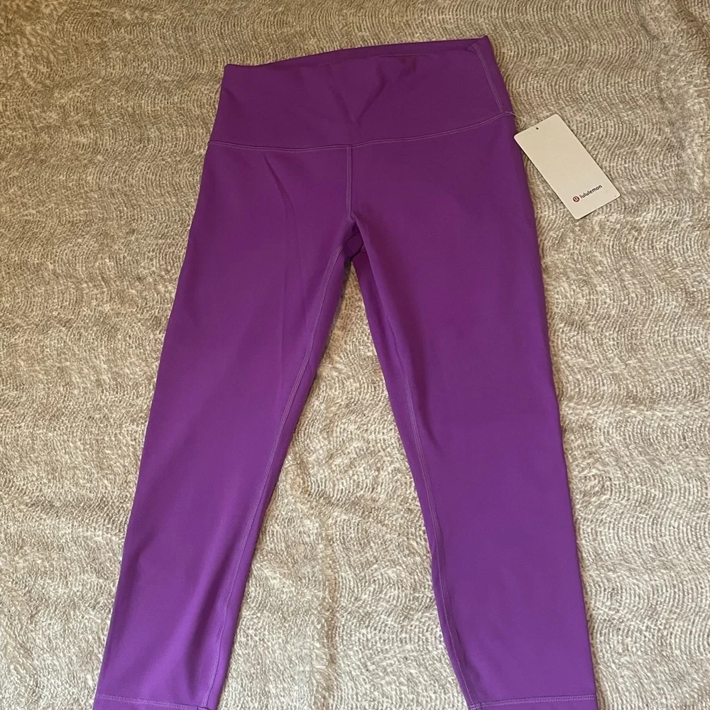 NWT Lululemon Wunder Train High-Rise Crop 23” Size 10 - Picture 5 of 11
